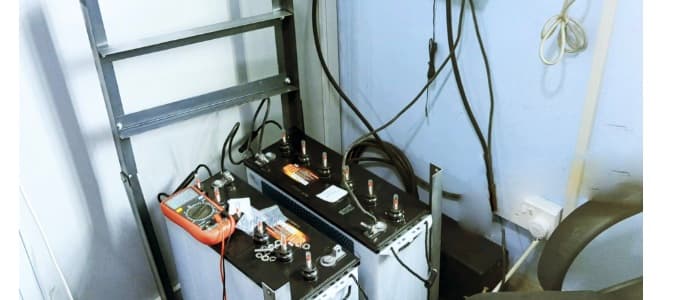 The inverter system installed at CESPAR.